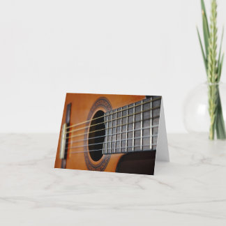 Acoustic Guitar Blank Notecards for Music Lovers