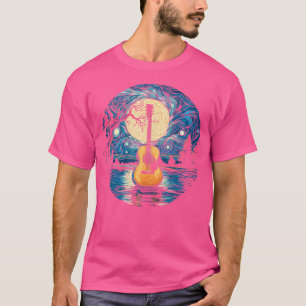 Acoustic Guitar By The Lake Guitarist T-Shirt
