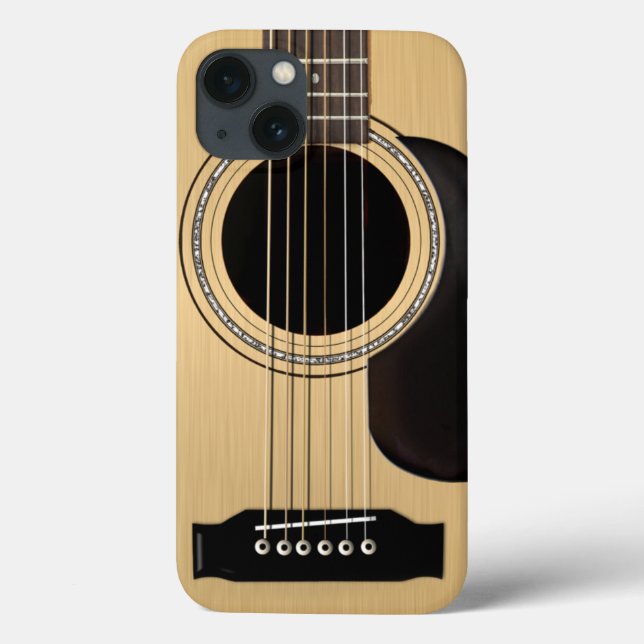 Acoustic Guitar Case-Mate iPhone Case (Back)