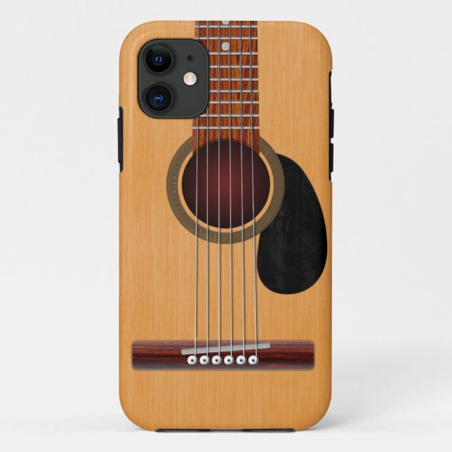 Acoustic Guitar Case-Mate iPhone Case (Back)