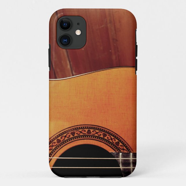Acoustic Guitar Case-Mate iPhone Case (Back)