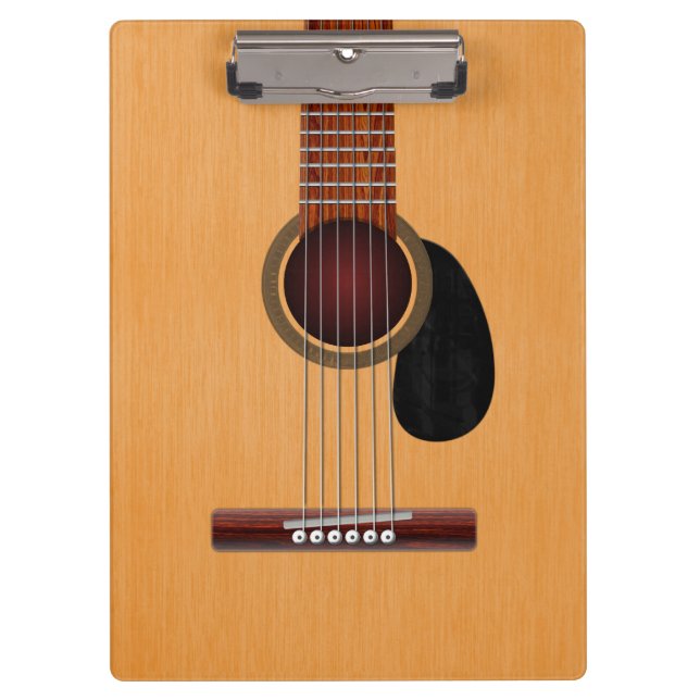 Acoustic Guitar Clipboard (Front)