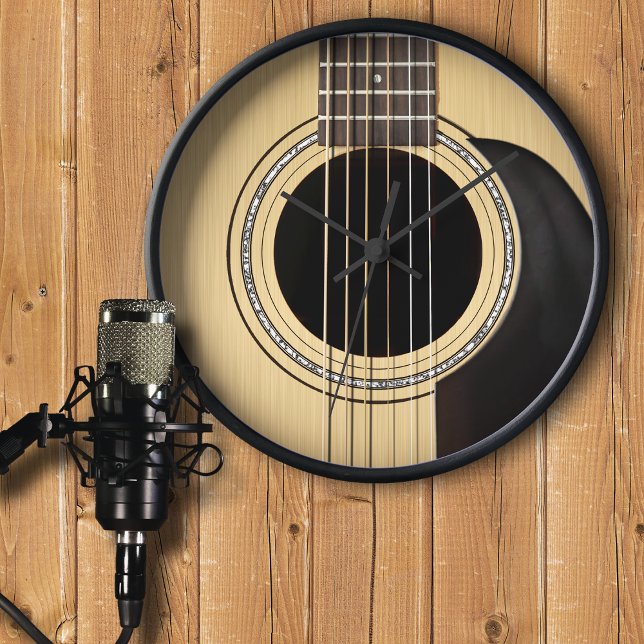Acoustic Guitar Clock (Creator Uploaded)