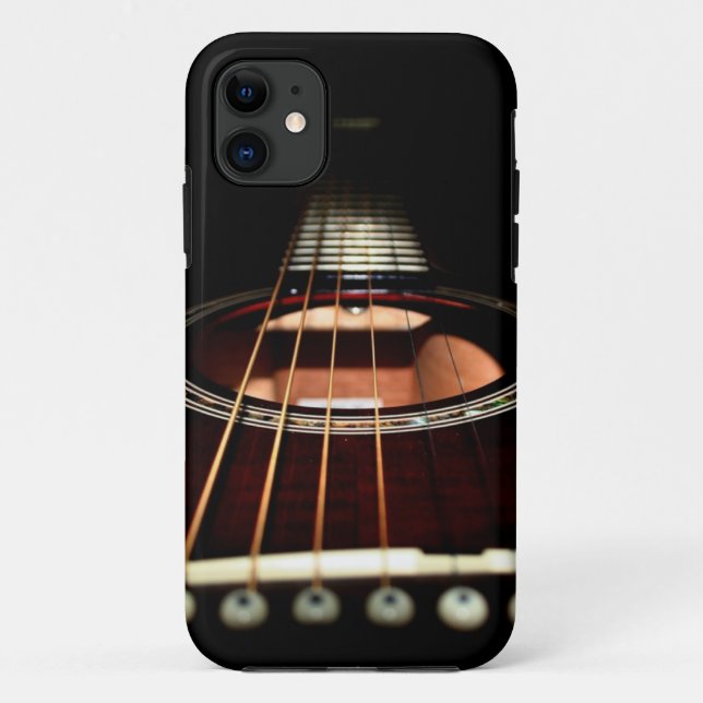 Acoustic Guitar Close-Up iPhone5 Case-Mate Barely Case-Mate iPhone Case (Back)