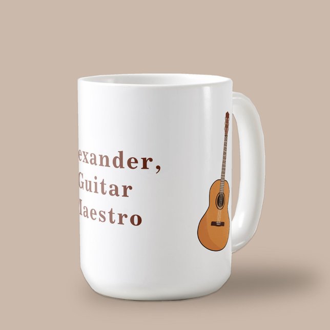 Acoustic Guitar Coffee Mug (Acoustic Guitar Coffee Mug)