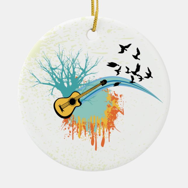 Acoustic guitar custom ornaments (Front)