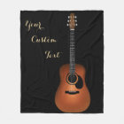 Acoustic Guitar Customisable Text