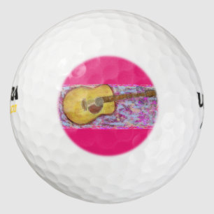 Acoustic Guitar Golf Balls