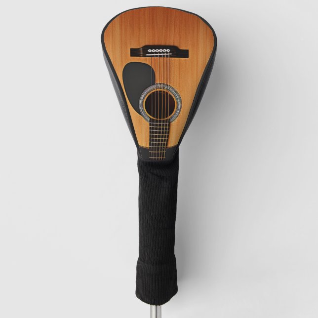 Acoustic Guitar Golf Head Cover (Front)