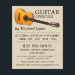 Acoustic Guitar, Guitar Lessons Advertising Flyer<br><div class="desc">Acoustic Guitar,  Guitar Lessons Advertising Flyers By The Business Card Store.</div>