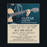Acoustic Guitar, Guitar Lessons Advertising Flyer<br><div class="desc">Acoustic Guitar,  Guitar Lessons Advertising Flyers By The Business Card Store.</div>