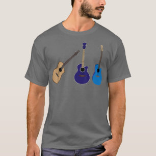 Acoustic Guitar Guitar Player Nature Guitarist Roc T-Shirt
