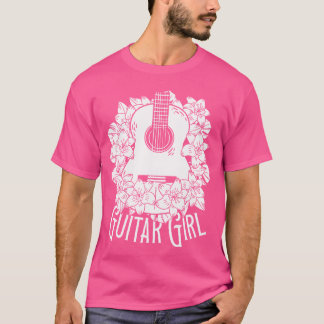Acoustic Guitar Instrument Guitarist - Guitar Girl T-Shirt