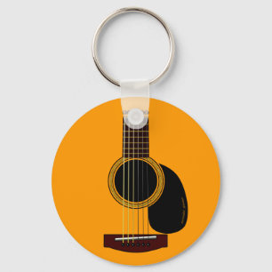 acoustic guitar key ring