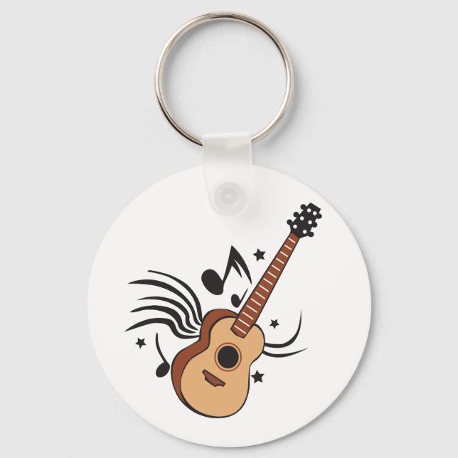 Acoustic Guitar Key Ring (Front)