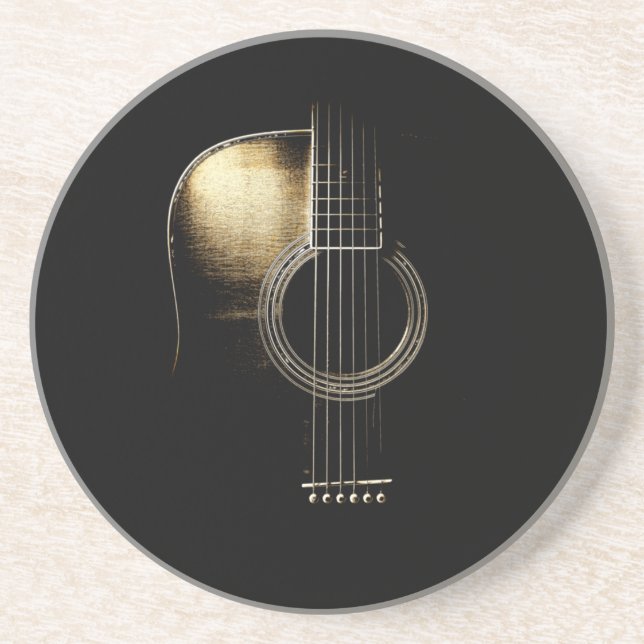 Acoustic Guitar Lite Coaster (Front)