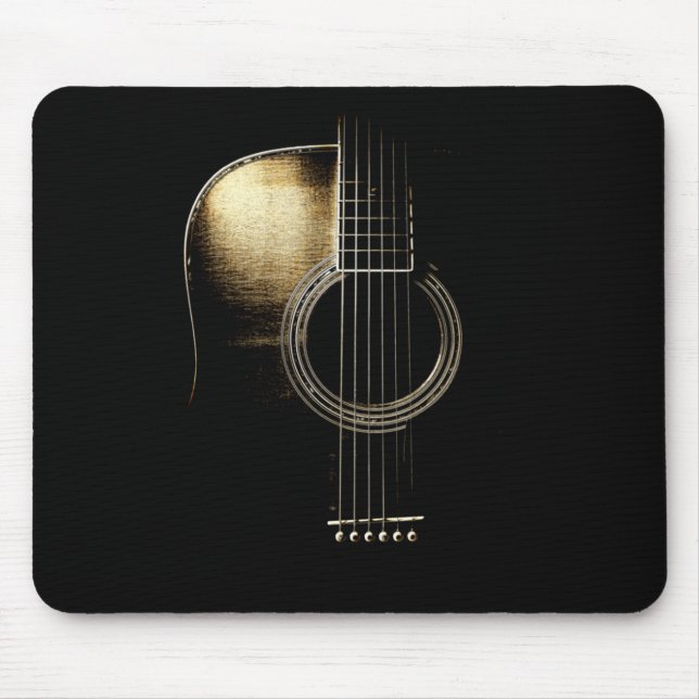 Acoustic Guitar Lite Mouse Mat (Front)
