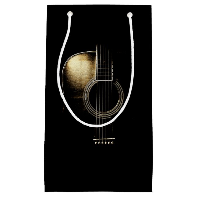 Acoustic Guitar Lite Small Gift Bag (Front)