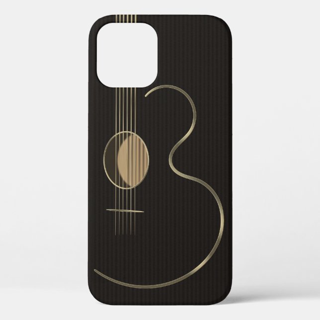 Acoustic Guitar Logo Case-Mate iPhone Case (Back)