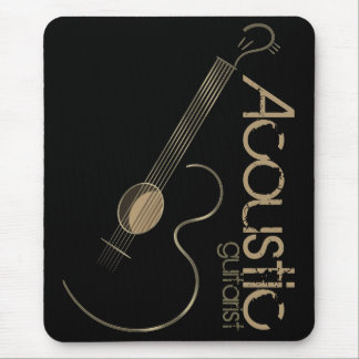 Acoustic Guitar Logo Mousepad