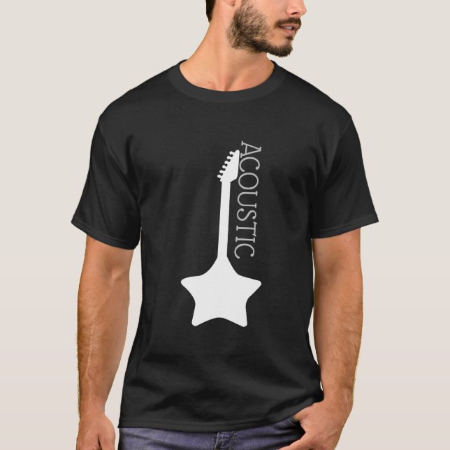 Acoustic Guitar Logo T-Shirt (Front)