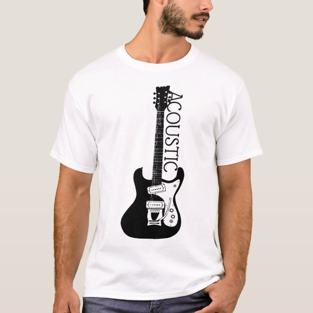 Acoustic Guitar Logo T-Shirt (Front)