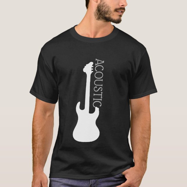 Acoustic Guitar Logo T-Shirt (Front)