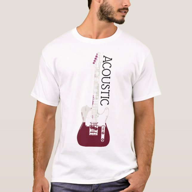 Acoustic Guitar Logo T-Shirt (Front)