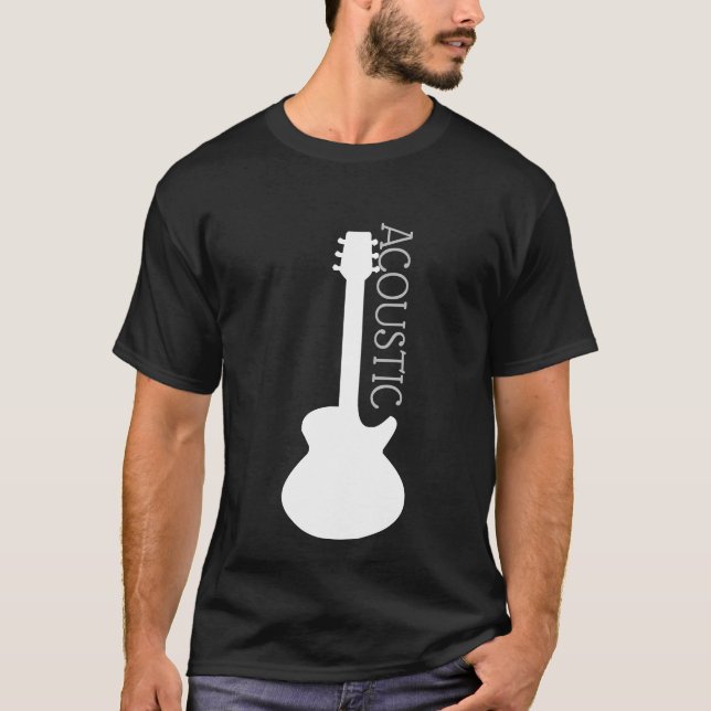 Acoustic Guitar Logo T-Shirt (Front)