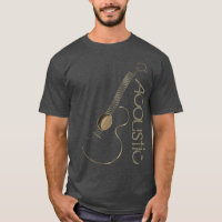 Acoustic Guitar Logo T Shirts