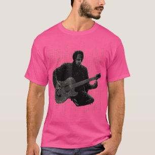 Acoustic Guitar Matrix Style Player Guitarist Band T-Shirt