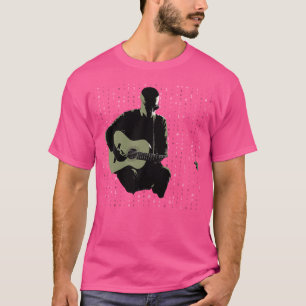 Acoustic Guitar Matrix Style Player Guitarist Band T-Shirt
