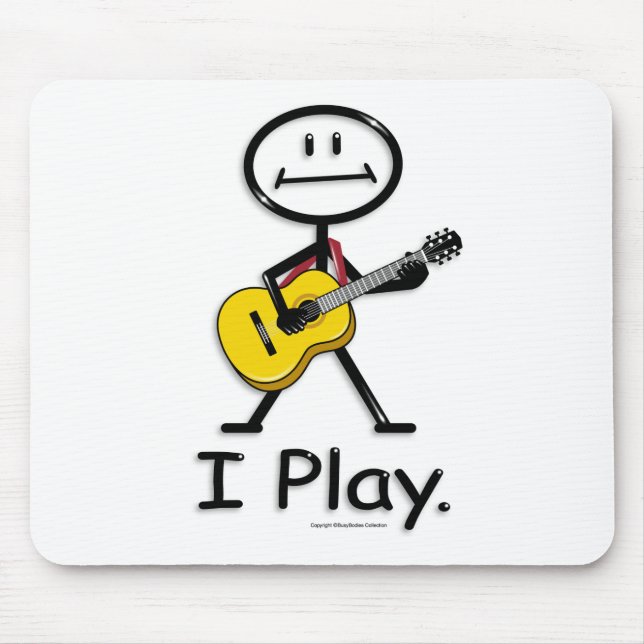 Acoustic Guitar Mouse Mat (Front)