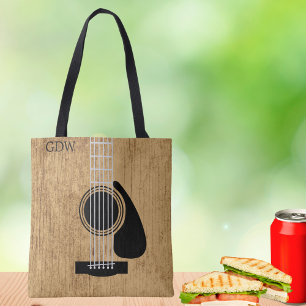 Acoustic Guitar Music Lover's Tote Bag