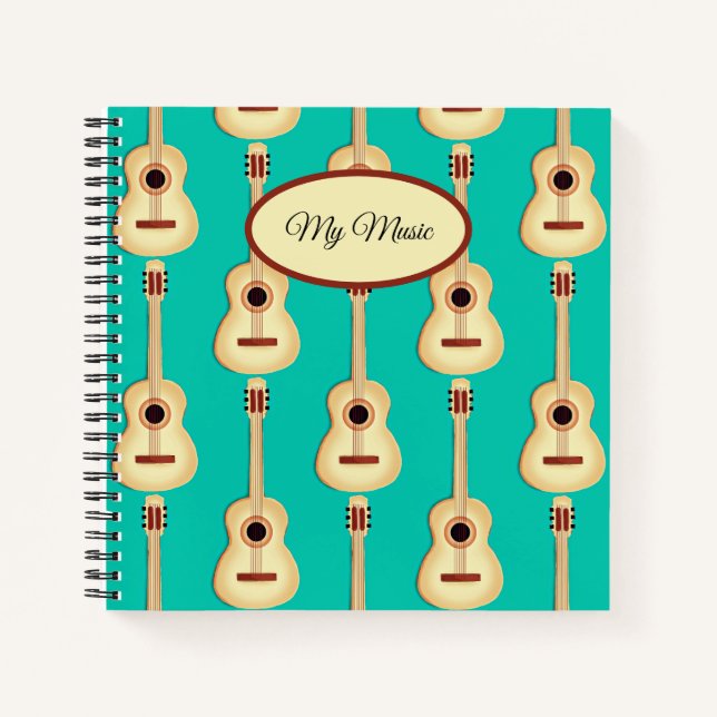 Acoustic Guitar / Music Notebook (Front)