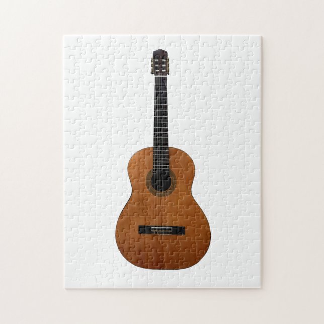 Acoustic Guitar Musical Jigsaw Puzzle (Vertical)