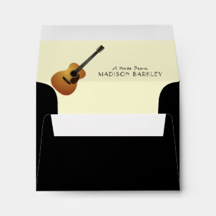 Acoustic Guitar Musician Music Teacher Envelope
