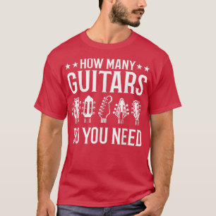 Acoustic Guitar Musician Quotes Guitar Heads Guita T-Shirt