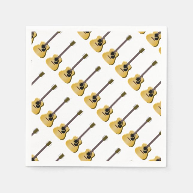 Acoustic Guitar Napkin (Front)