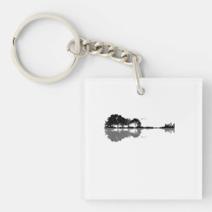Acoustic Guitar Nature Est Music Bass Guitarist Key Ring