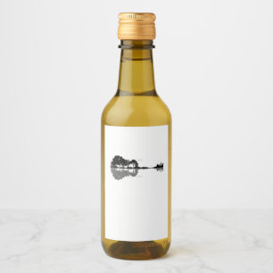 Acoustic Guitar Nature Est Music Bass Guitarist Wine Label