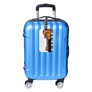 Acoustic Guitar Piano Keys Music Teacher Luggage Tag