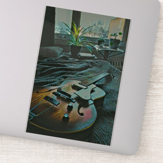 Acoustic guitar player (Detail)