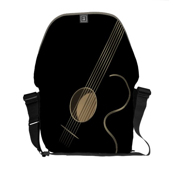 Acoustic Guitar Player Courier Bag