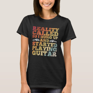 Acoustic Guitar Player For A Musician Guitarist 12 T-Shirt