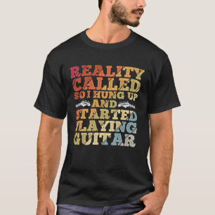 Acoustic Guitar Player For A Musician Guitarist 12 T-Shirt