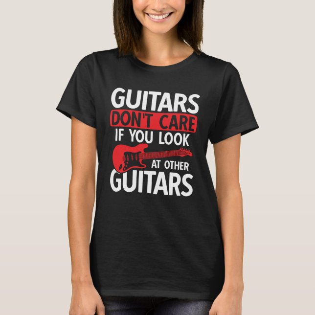 Acoustic Guitar Player For A Musician Guitarist  1 T-Shirt (Front)