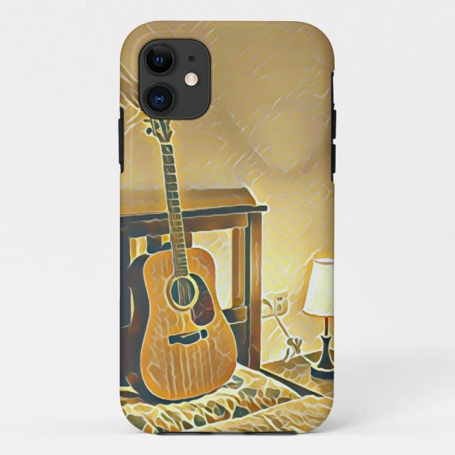 Acoustic guitar player gift Case-Mate iPhone case (Back)
