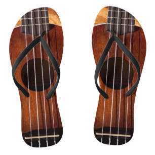 Acoustic Guitar Player Gift  Flip Flops