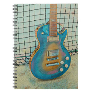 Acoustic guitar player gift notebook